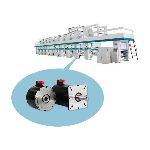 Máy in lớn không chổi than động cơ servo ac